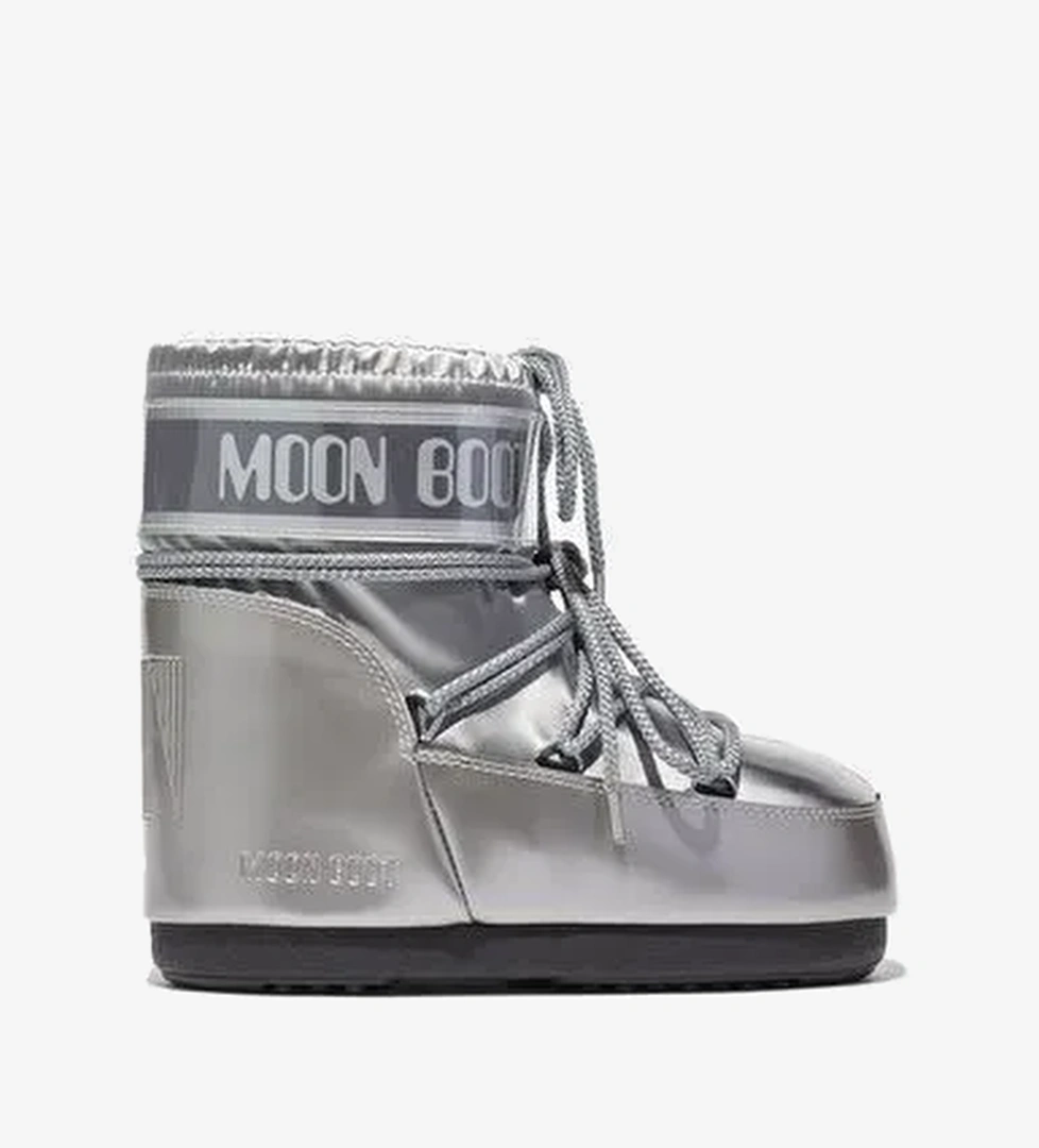Kız Çocuk Bot (Kar) 80D1409350-H001 Moon Boot Classic Low Gla Silver 27-35 - Görsel 1
