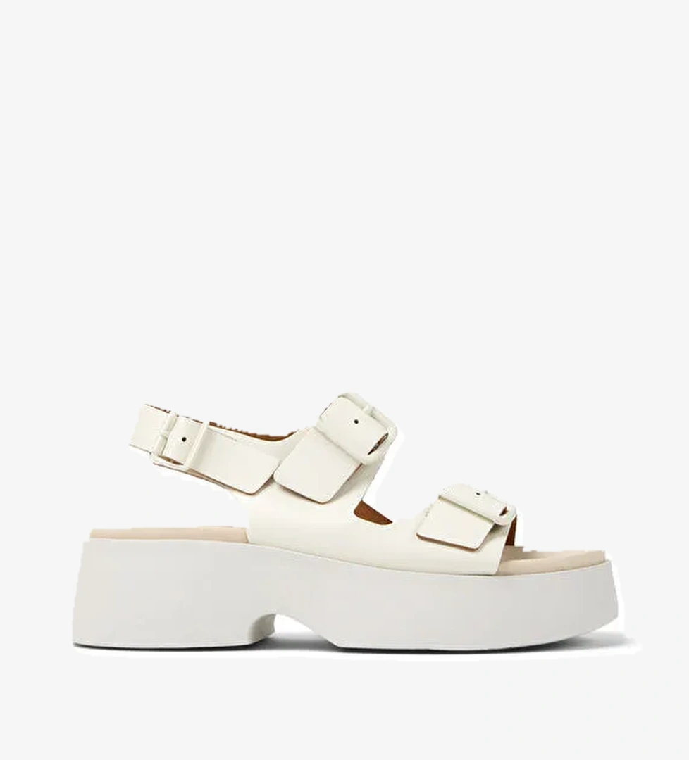Camper Beyaz Kadın Deri Sandalet K201712-002 - Görsel 1