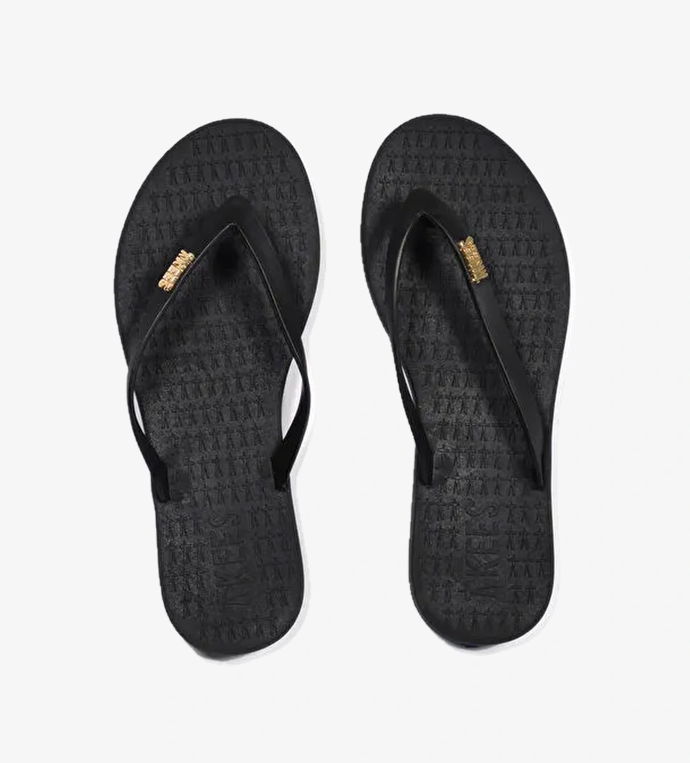 Tkees Siyah Kadın Plaj Terliği TK-P201 - Görsel 1