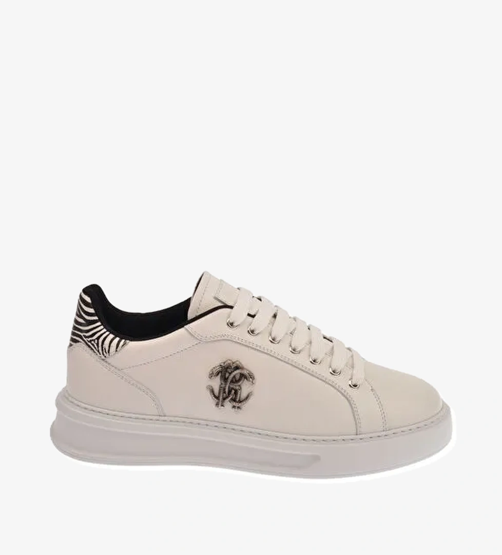 Roberto Cavalli Roberto Cavalli Beyaz Erkek Deri Sneaker 27775 model görseli