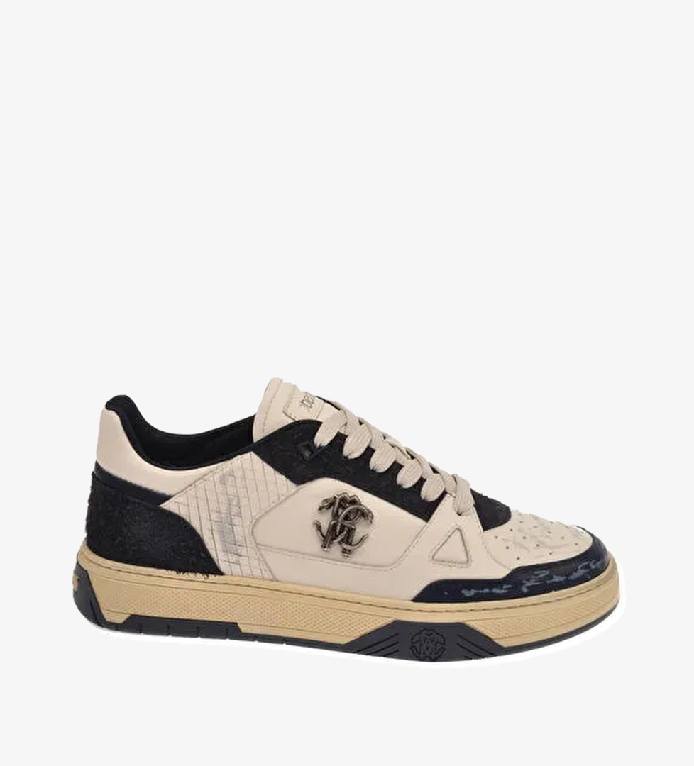 Roberto Cavalli Beyaz Erkek Deri Sneaker 27769