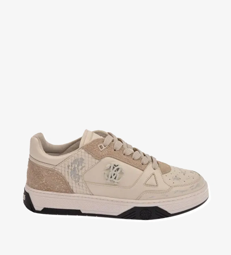 Roberto Cavalli Beyaz Erkek Deri Sneaker 27769