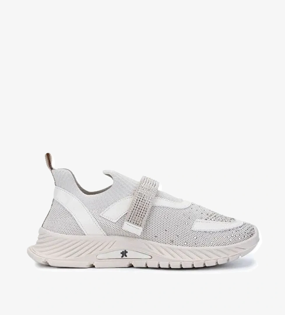 Tamer Tanca Kadın Tekstil Bej Sneakers & Spor Ayakkabı - Görsel 1