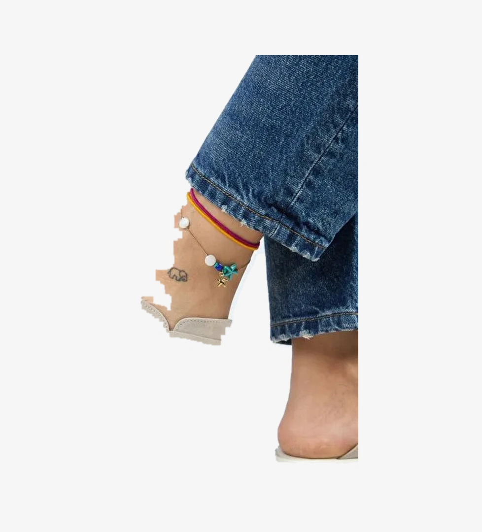 Manijero Tale Kadın Hakiki Deri Kuşaklı Sabo Bej Terlik - Görsel 1