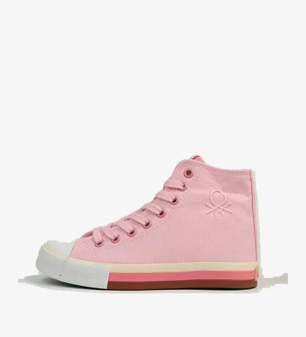 Benetton Pembe Kadın Spor Ayakkabı - Görsel 1