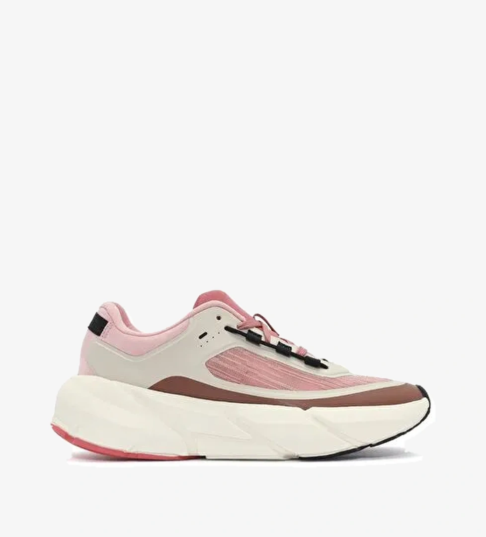 ACBC x DERİMOD Kadın Pembe Bağcıklı Kalın Tabanlı Sneaker 25SFD43516F - Görsel 1