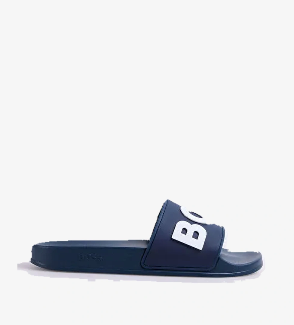 BOSS Lacivert Erkek Plaj Terliği Kirk - Görsel 1