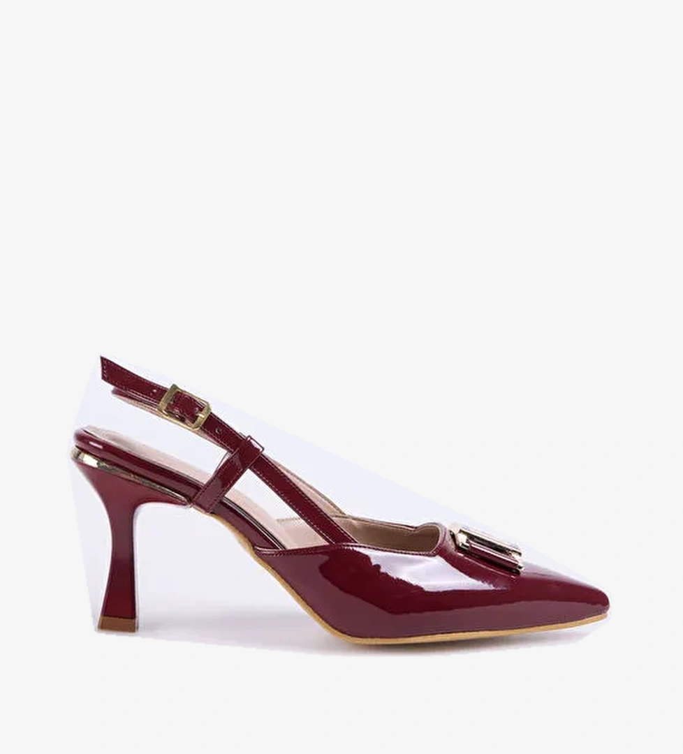 Pierre Cardin Bordo Kadın Topuklu Ayakkabı PC-54707