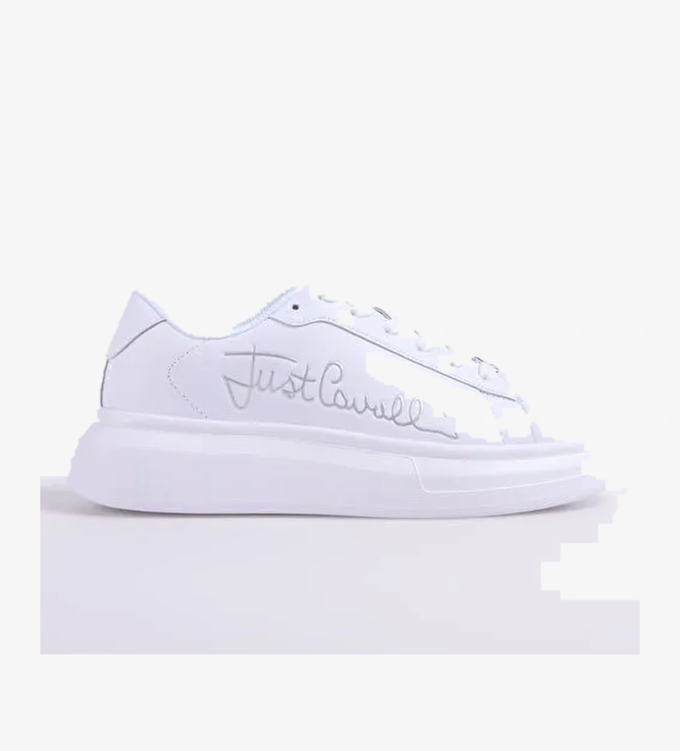 Just Cavalli Just Cavalli Beyaz Kadın Deri Sneaker 78RA3SB3 model görseli