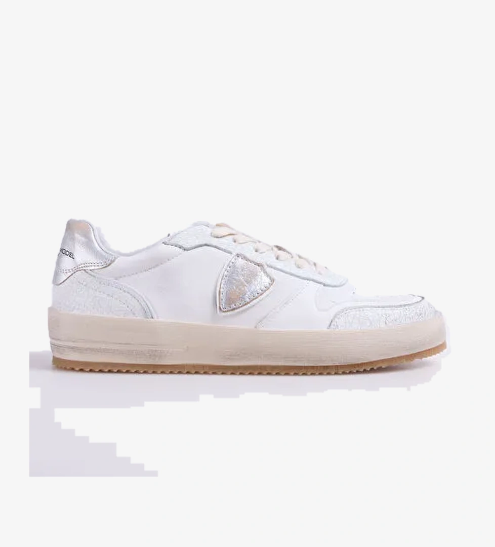 Philippe Model Beyaz Erkek Deri Sneaker NICE LOW MAN