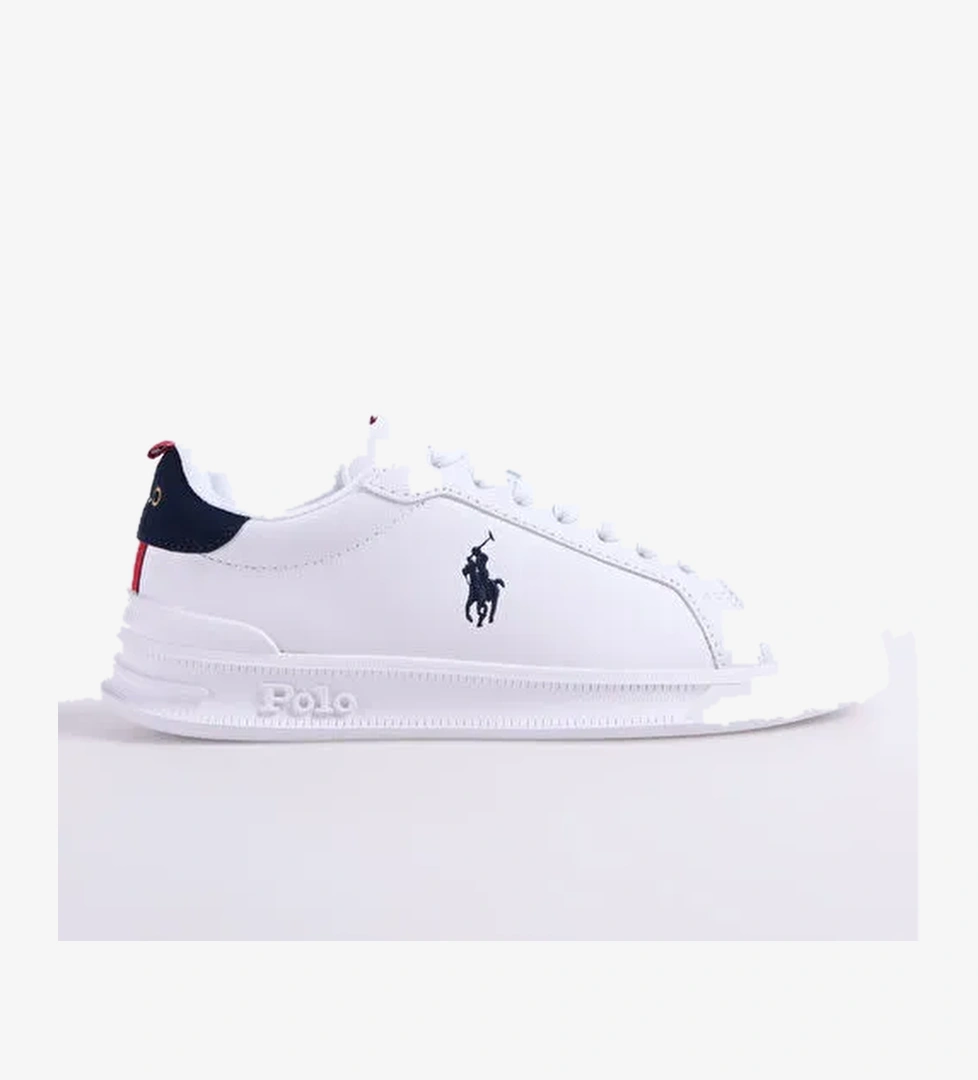 Polo Ralph Lauren Beyaz Kadın Deri Sneaker HERITAGE COURT
