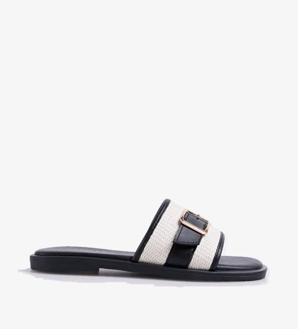 Fabrika Siyah Kadın Terlik MEDINA