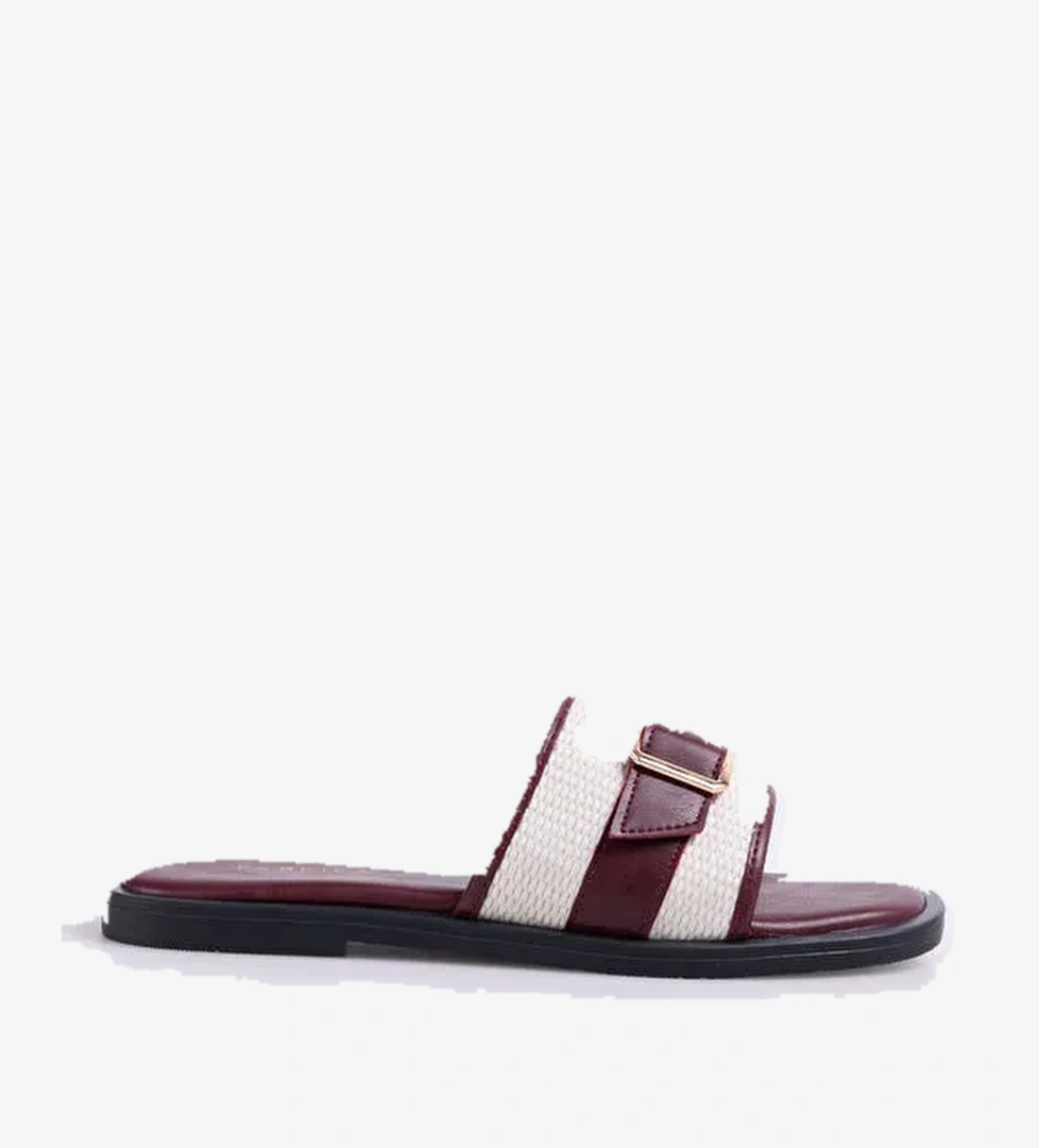 Fabrika Bordo Kadın Terlik MEDINA