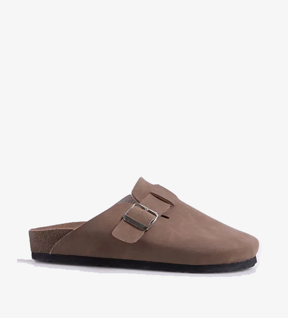 Cotton Bar Cotton Bar Vizon Siyah Kadın Terlik Albin model görseli