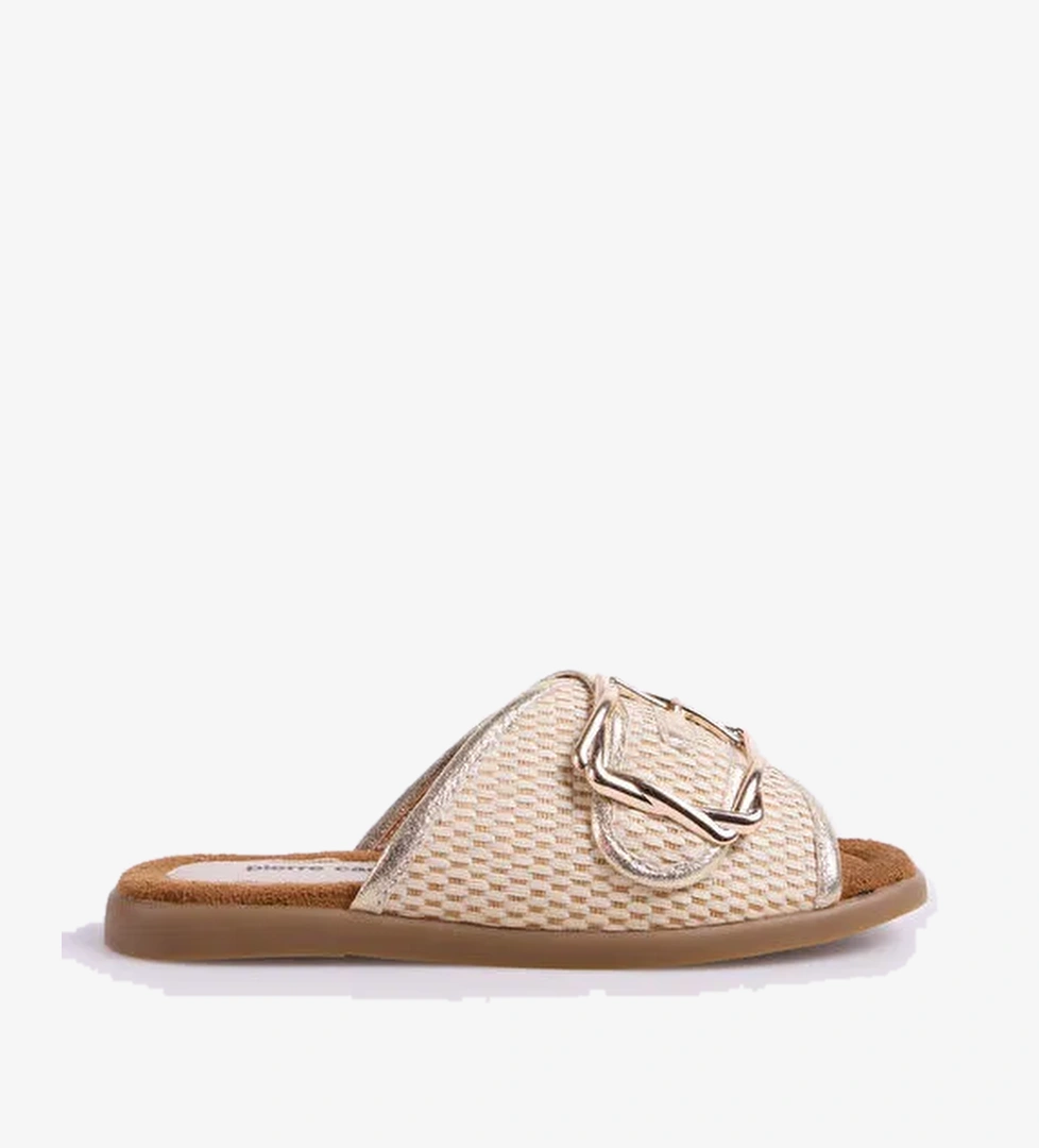 Pierre Cardin Bej Kadın Terlik PC-54776 - Görsel 1