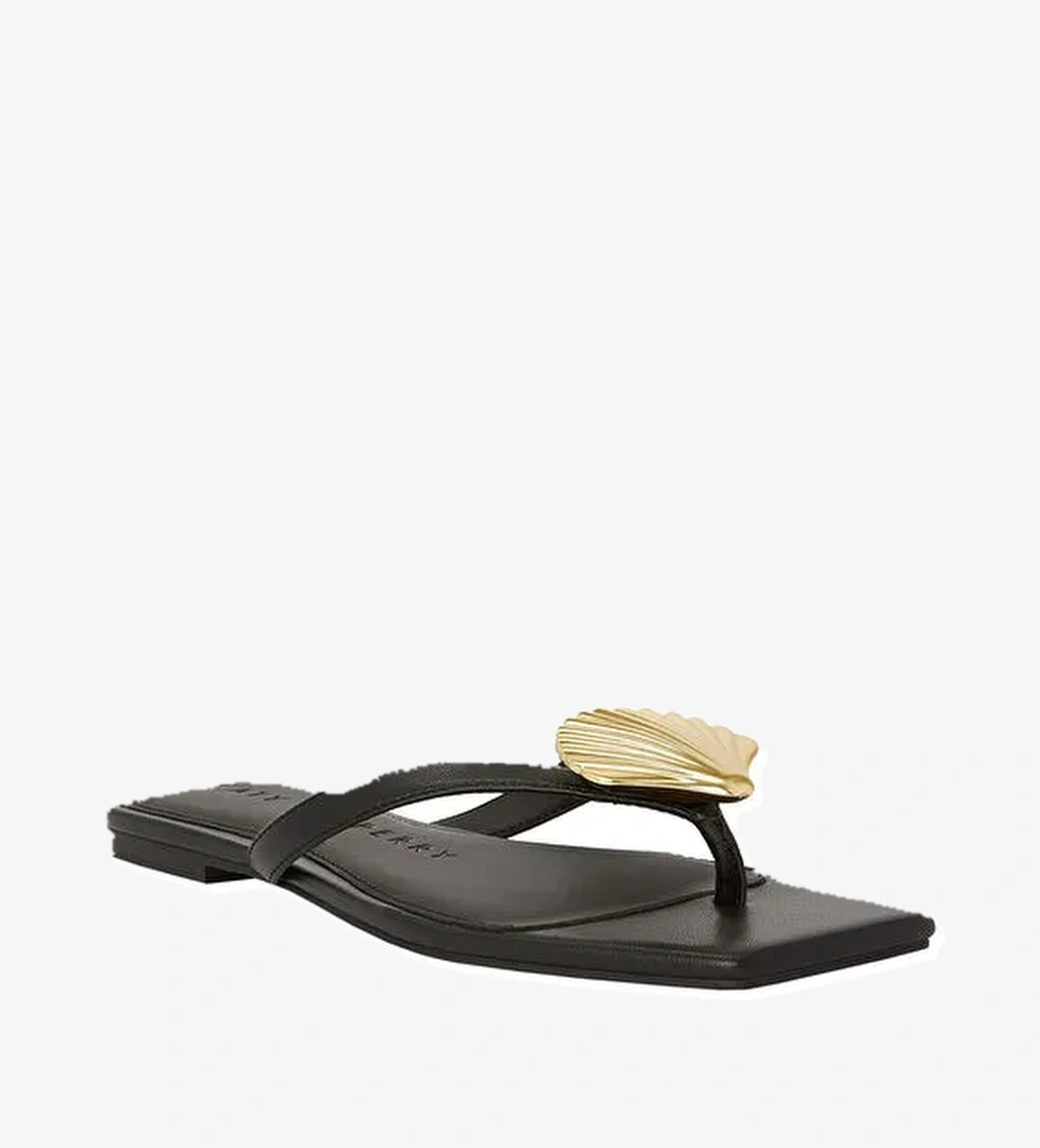 Katy Perry Siyah Kadın Terlik KP2916 - Görsel 1