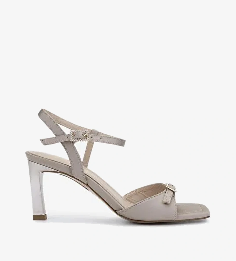 Valmenti Kadın Suni Deri Vizon Topuklu Ayakkabı - Görsel 1