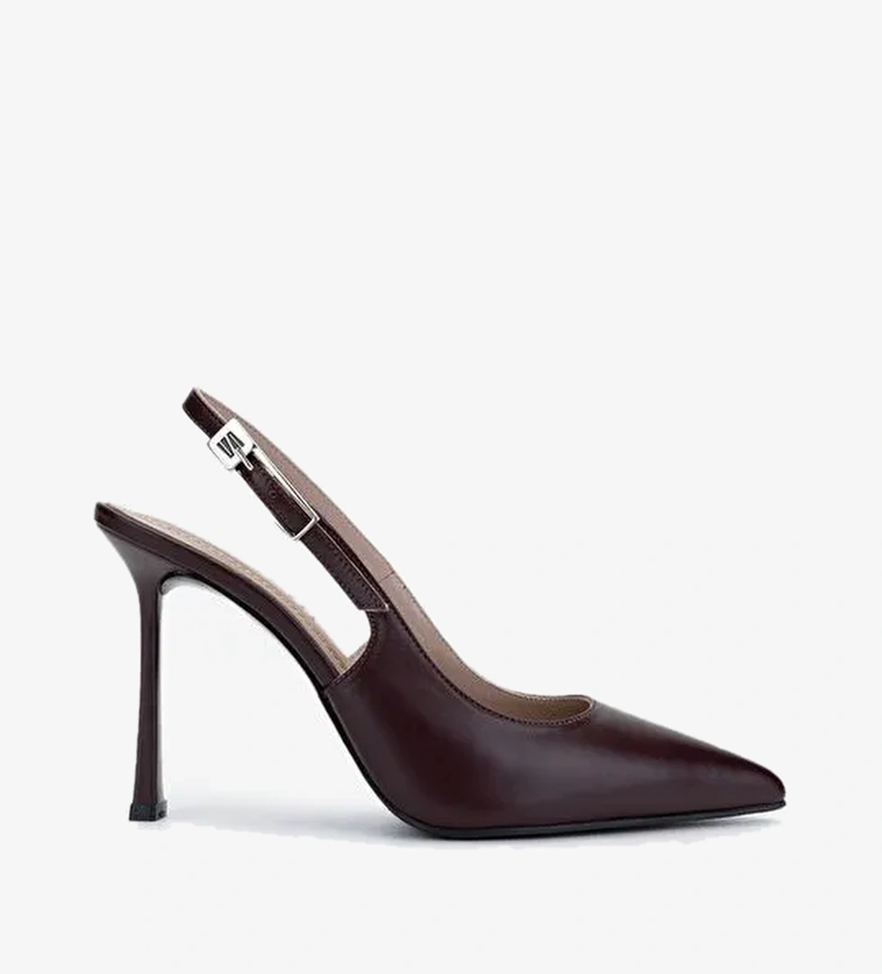 Valmenti Kadın Bordo Topuklu Ayakkabı - Görsel 1