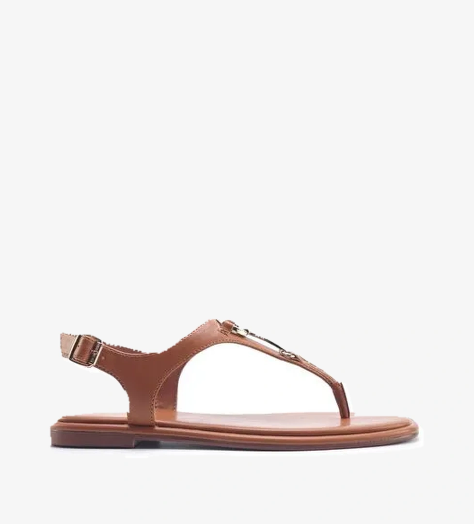 OPHELIA 5FX Taba Kadın Düz Sandalet - Görsel 1