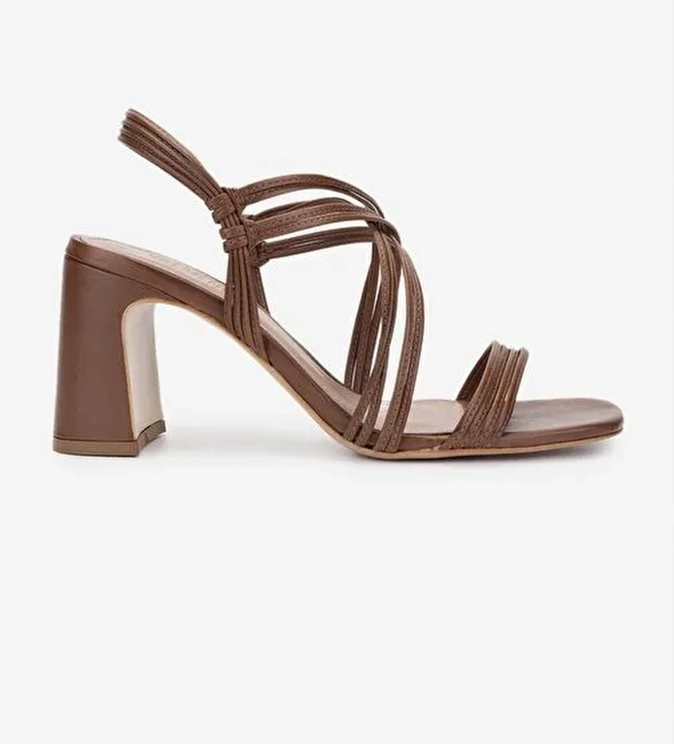 Valmenti Kadın Hakiki Deri Topuklu Ayakkabı - Görsel 1