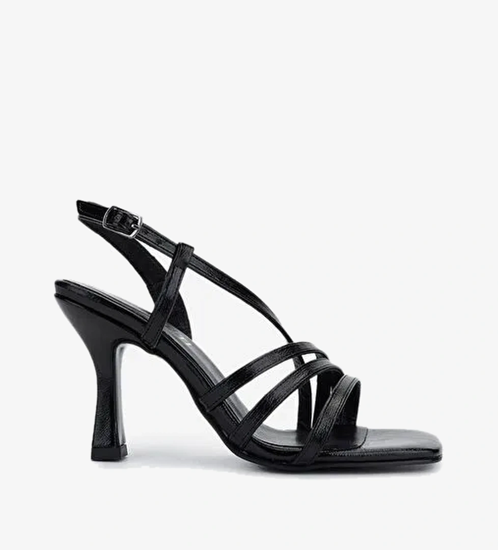 Valmenti Kadın Suni Deri Topuklu Ayakkabı - Görsel 1