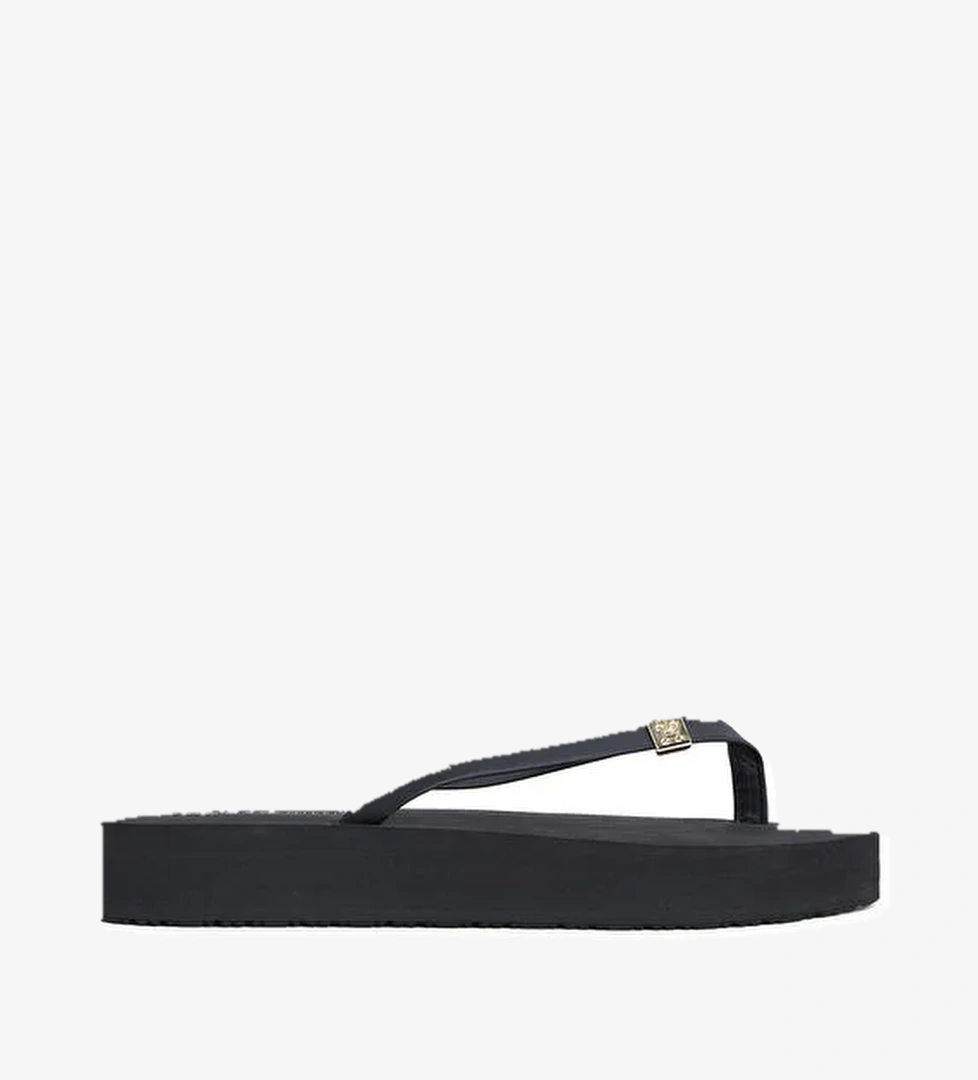Tommy Hilfiger Siyah Kadın Plaj Terliği FW0FW08523 - Görsel 1