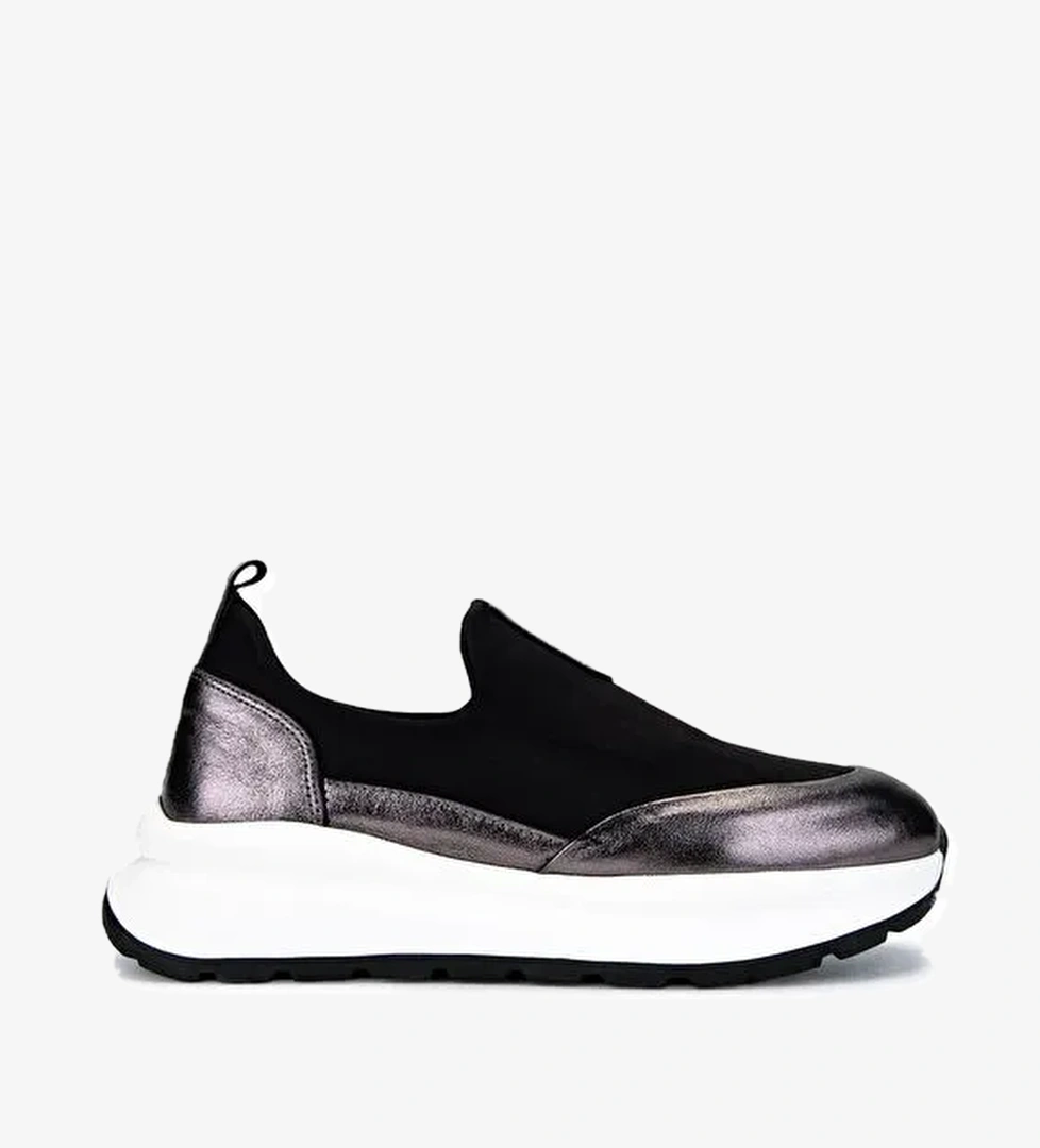 Tamer Tanca Kadın Deri & Tekstil Antrasit Sneakers & Spor Ayakkabı - Görsel 1