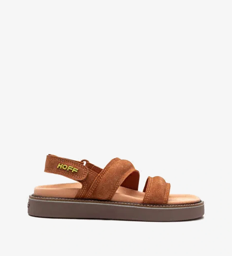 Hoff Hoff Kahverengi Kadın Deri Sandalet 12412003 model görseli