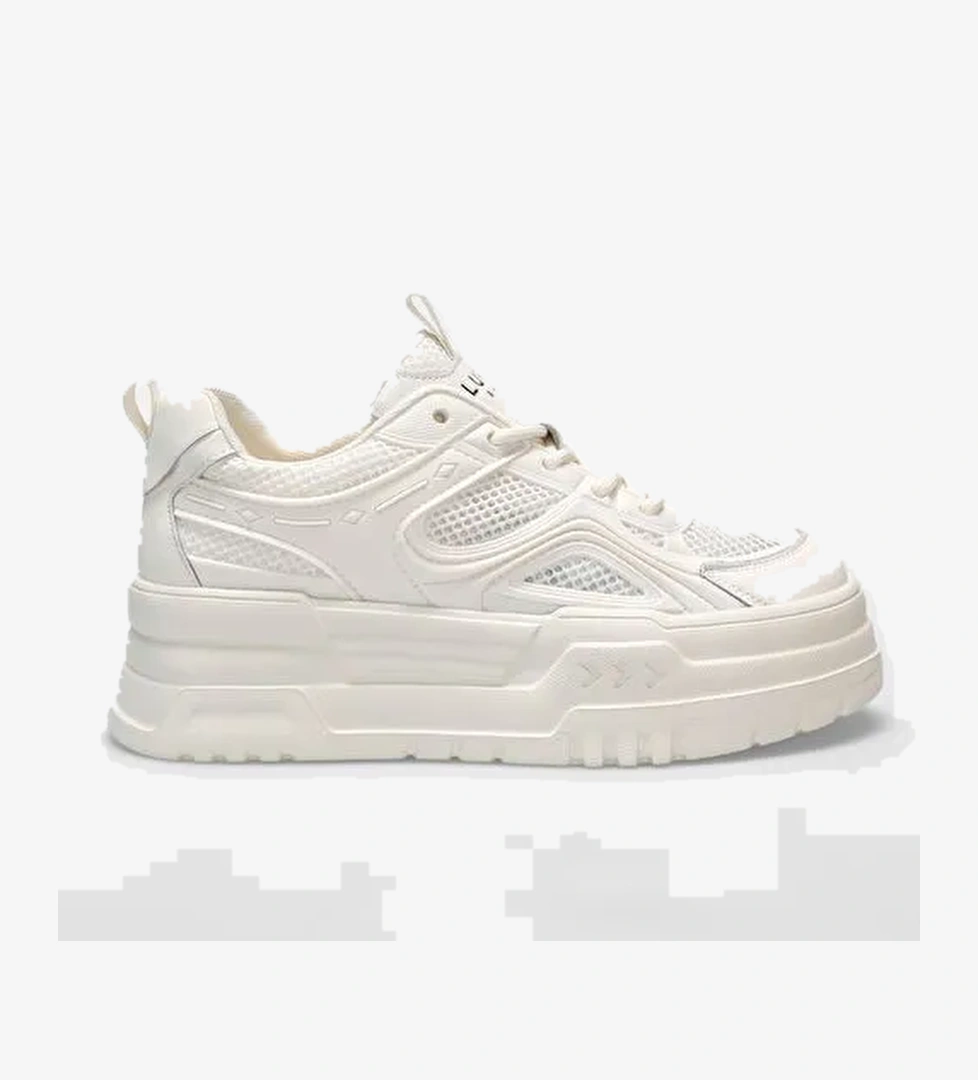 Tomrıs Kadın Sneaker Ayakkabı Beyaz - Görsel 1