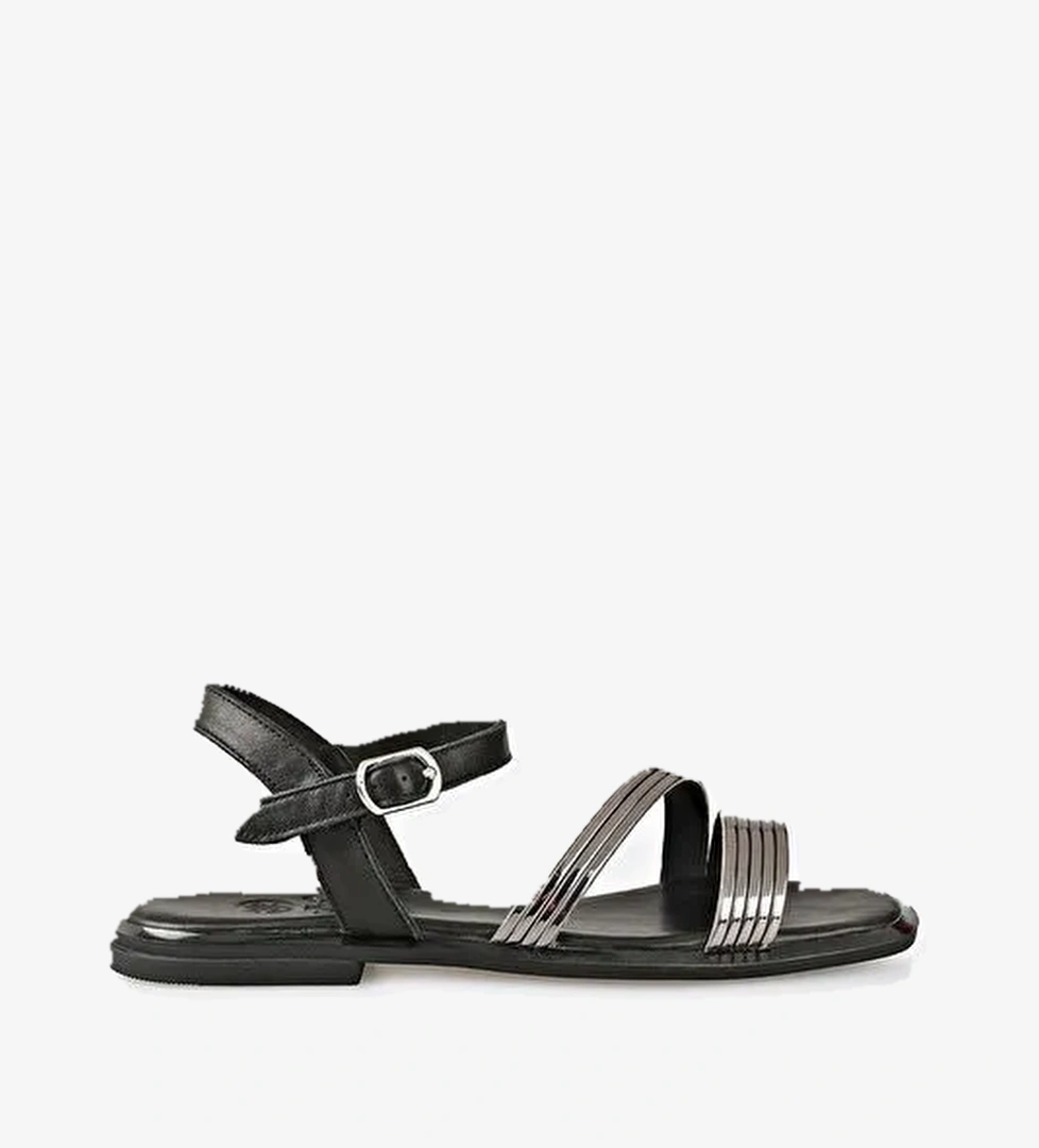 Siyah Kadın Sandalet - Görsel 1