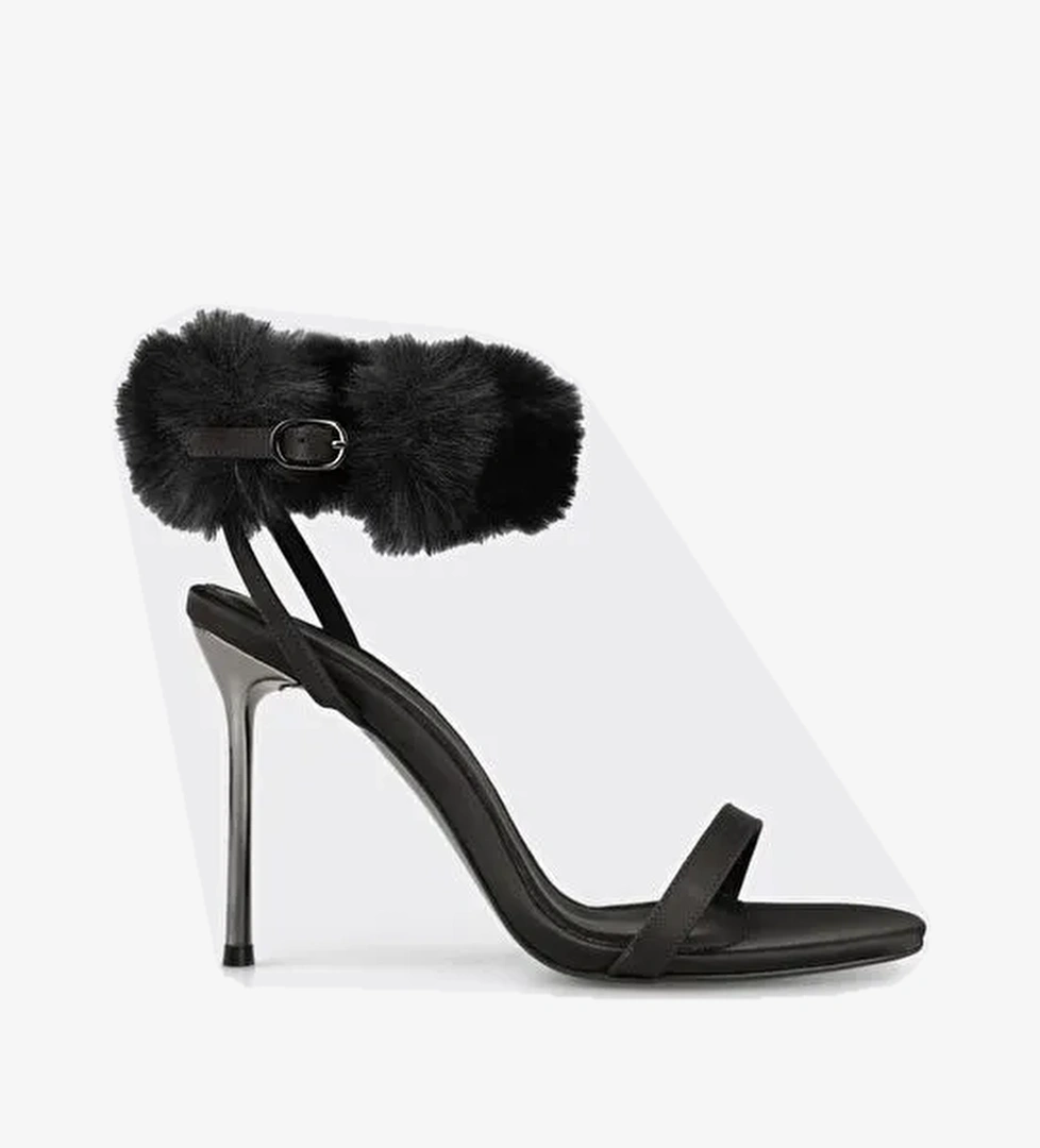 Siyah Kadın Sandalet - Görsel 1