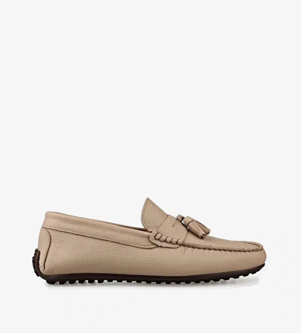 Vizon Deri Erkek Günlük Ayakkabı - Görsel 1