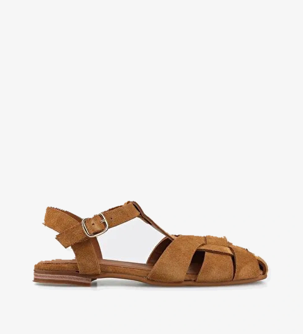 Camel Deri Kadın Günlük Ayakkabı - Görsel 1