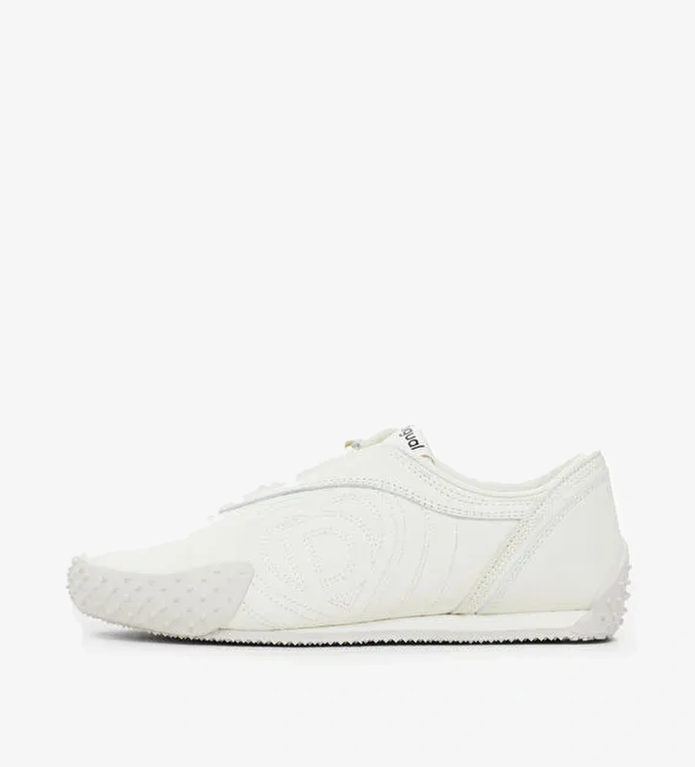 Desigual Beyaz Kadın Deri Sneaker 25SSKL01 - Görsel 1
