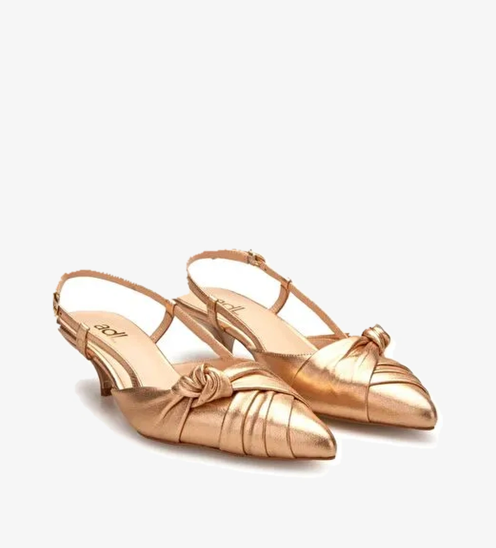 Adl Adl Sarı Küçük Topuklu Ayakkabı Boyner'de! Sarı - 1. görsel