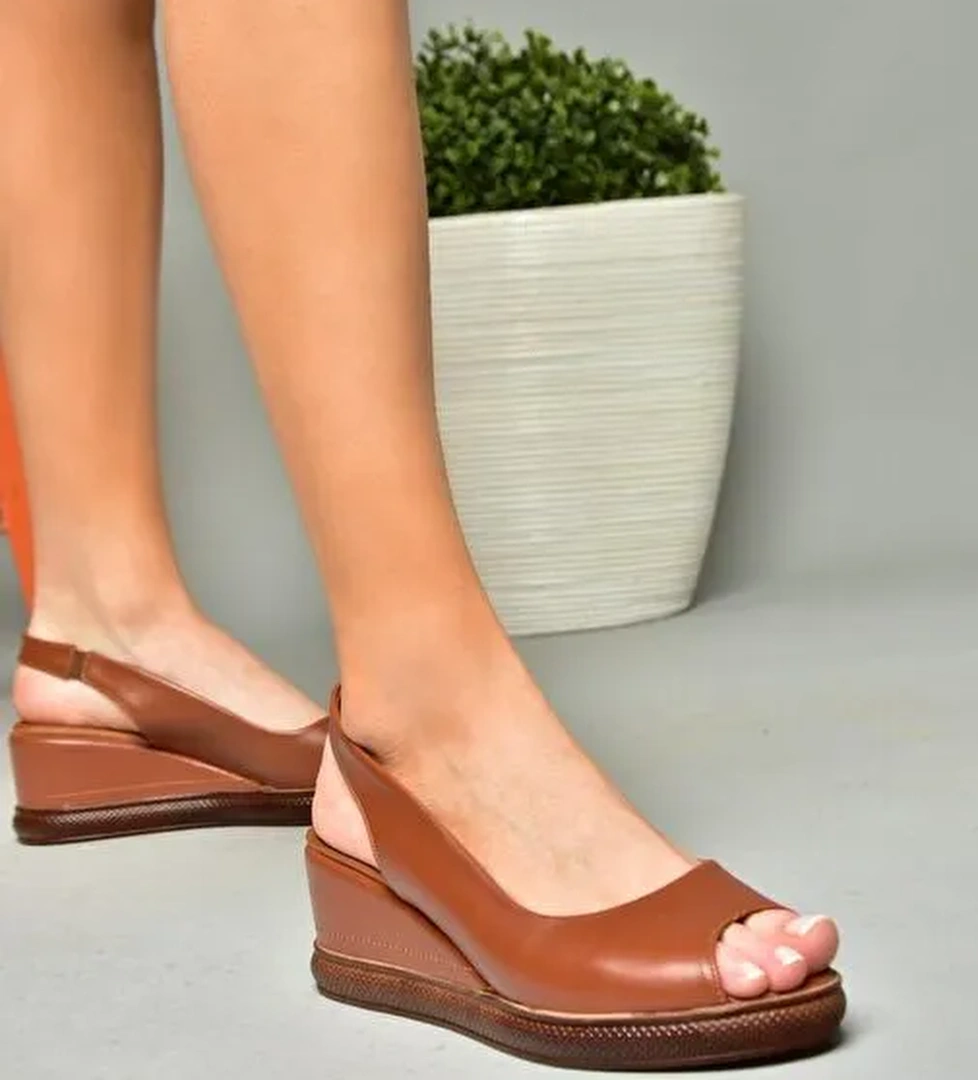 S674307009 Taba Kadın Sandalet - Görsel 1