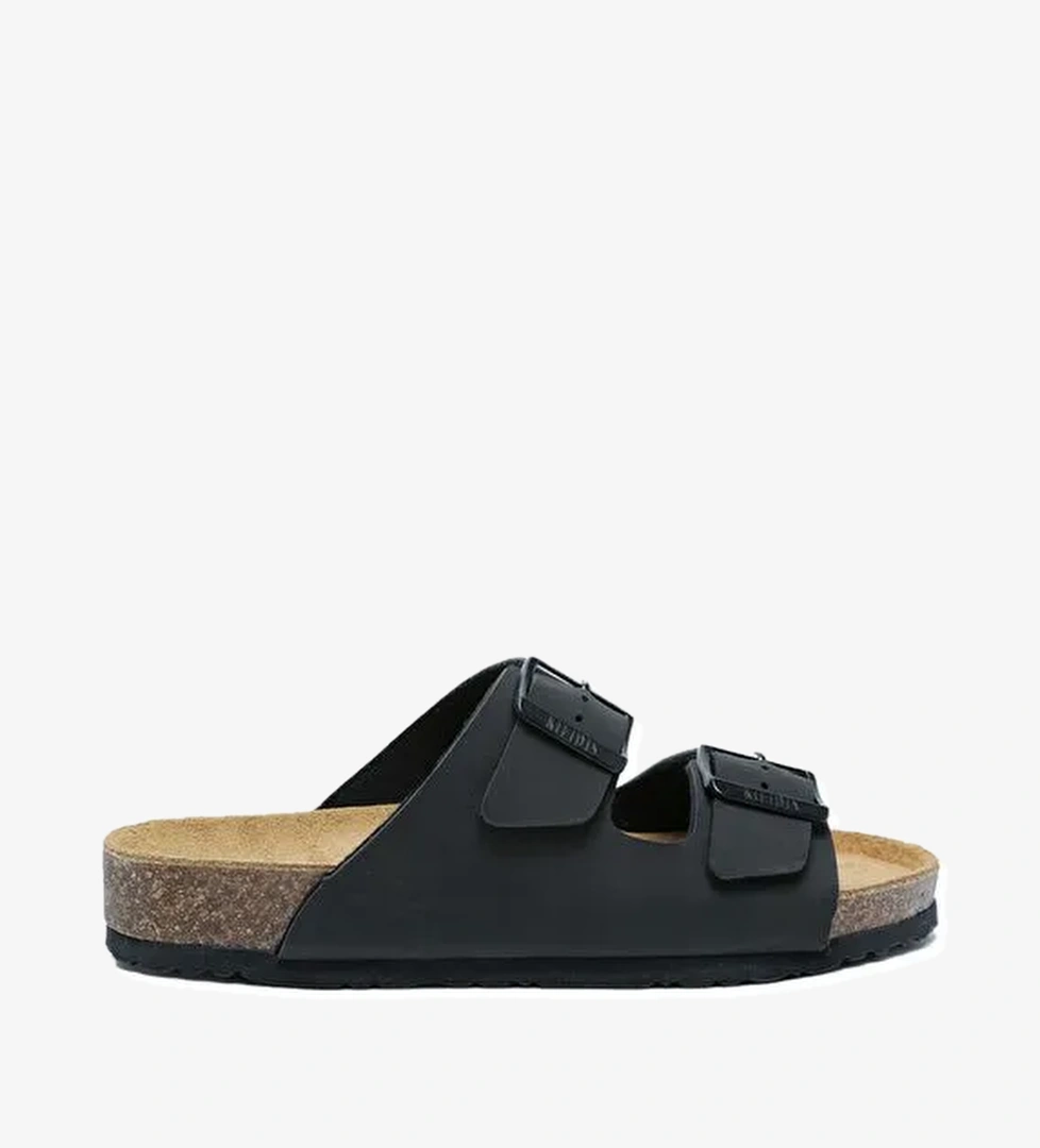 KS10260SK Kifidis Soft Step Kadın Çift Bantlı Mantar Terlik 36-41 - Görsel 1