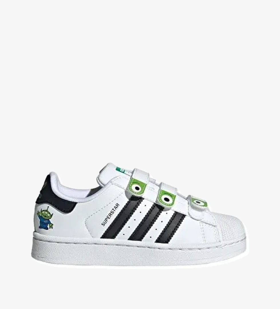 adidas Çocuk Beyaz Sneaker SUPERSTAR II CF C JI0091 - Görsel 1