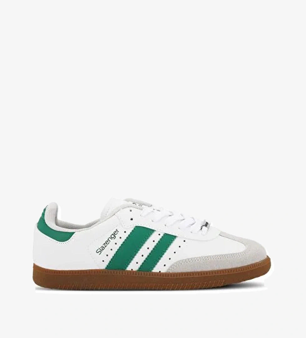 Slazenger PING Kadın Sneaker Ayakkabı Beyaz / Yeşil - Görsel 1