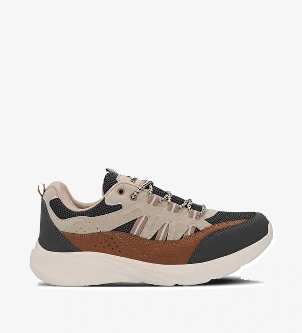 Slazenger GOAL Erkek Sneaker Ayakkabı Bej - Görsel 1