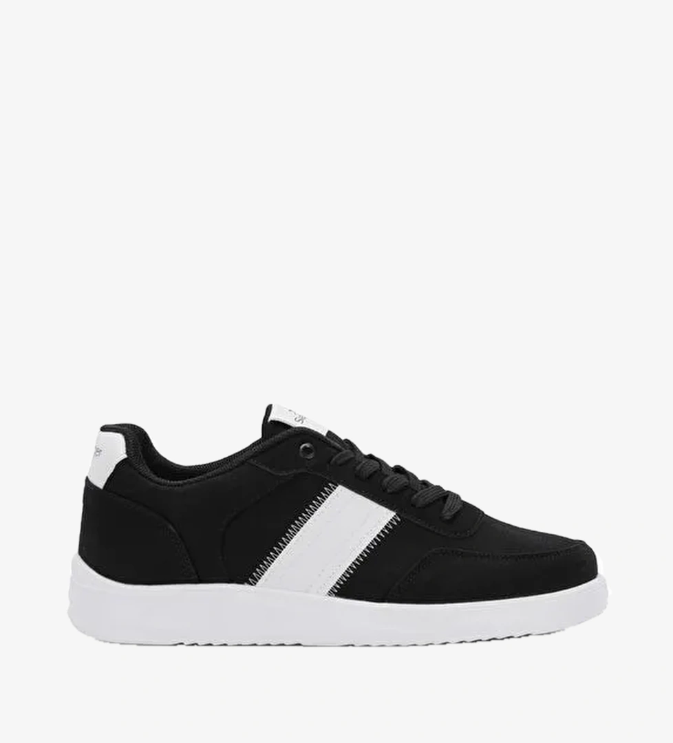 Slazenger CARISSA Erkek Sneaker Ayakkabı Siyah / Beyaz - Görsel 1