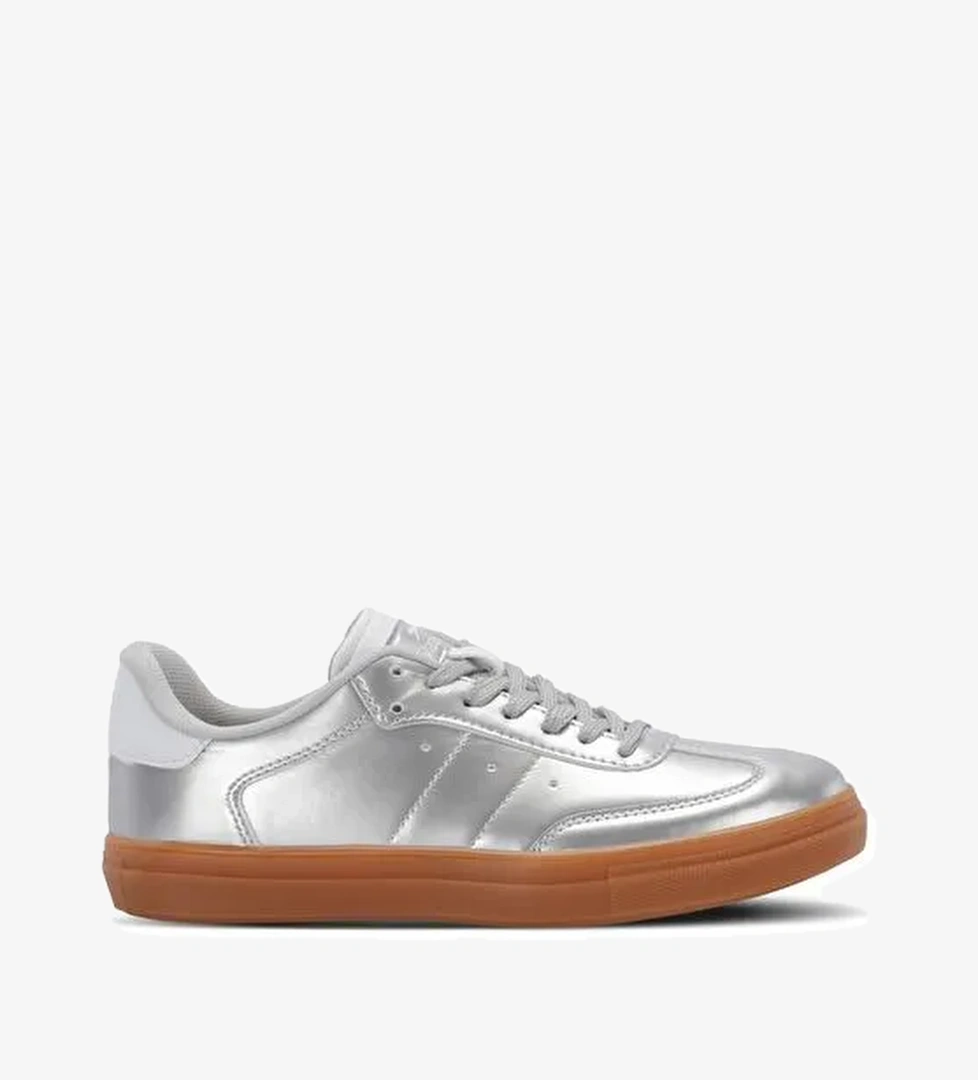 Slazenger MADDIE Kadın Sneaker Ayakkabı Gümüş - Görsel 1