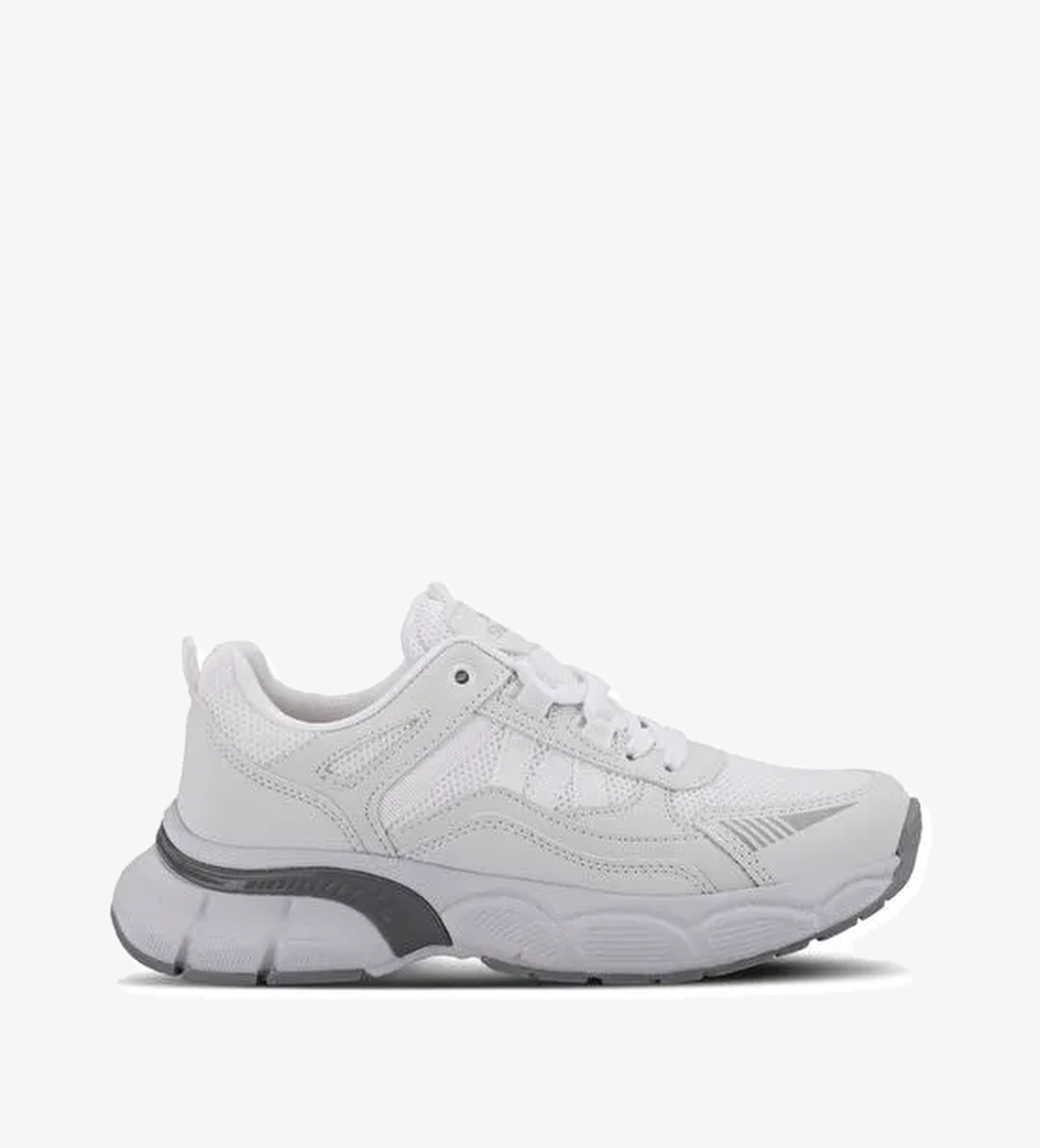 Slazenger ZELLA Kadın Sneaker Ayakkabı Beyaz / Gümüş - Görsel 1