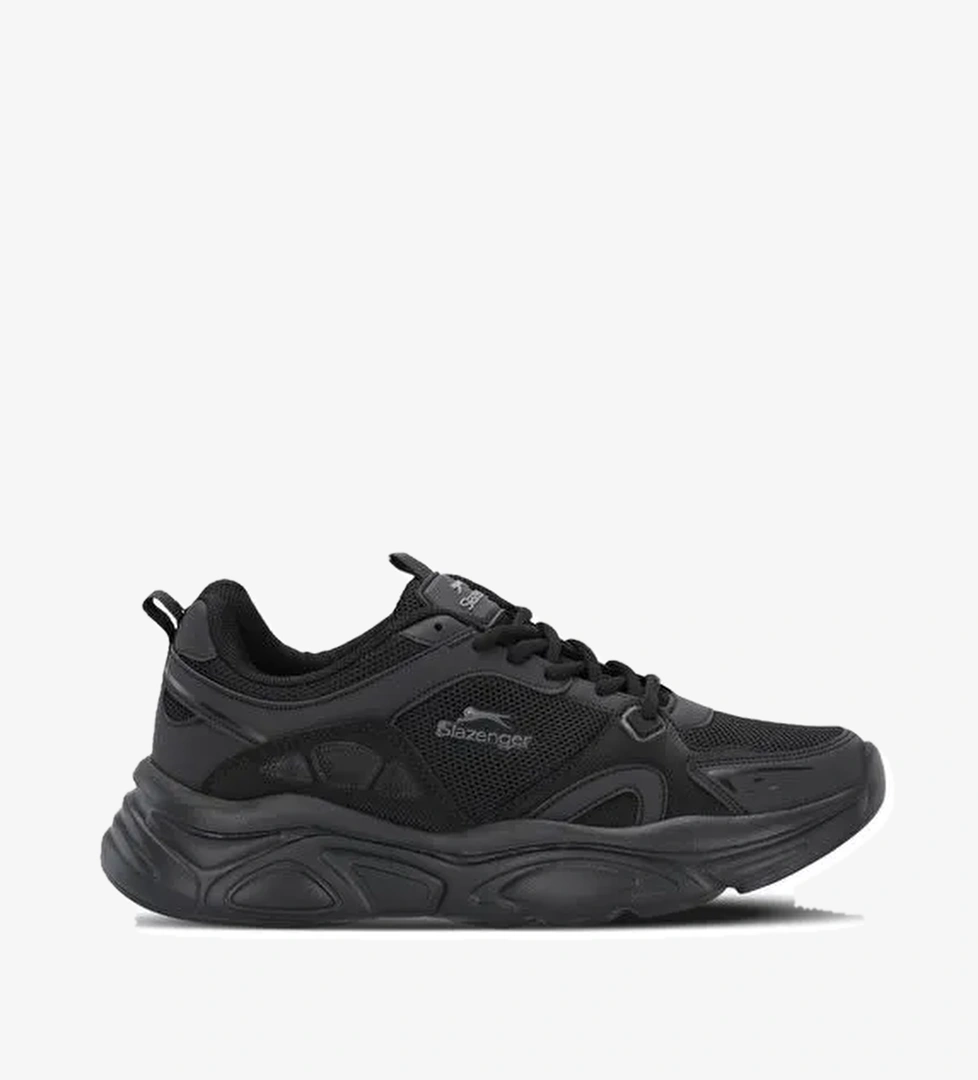 Slazenger GIZA Erkek Sneaker Ayakkabı Siyah / Siyah - Görsel 1