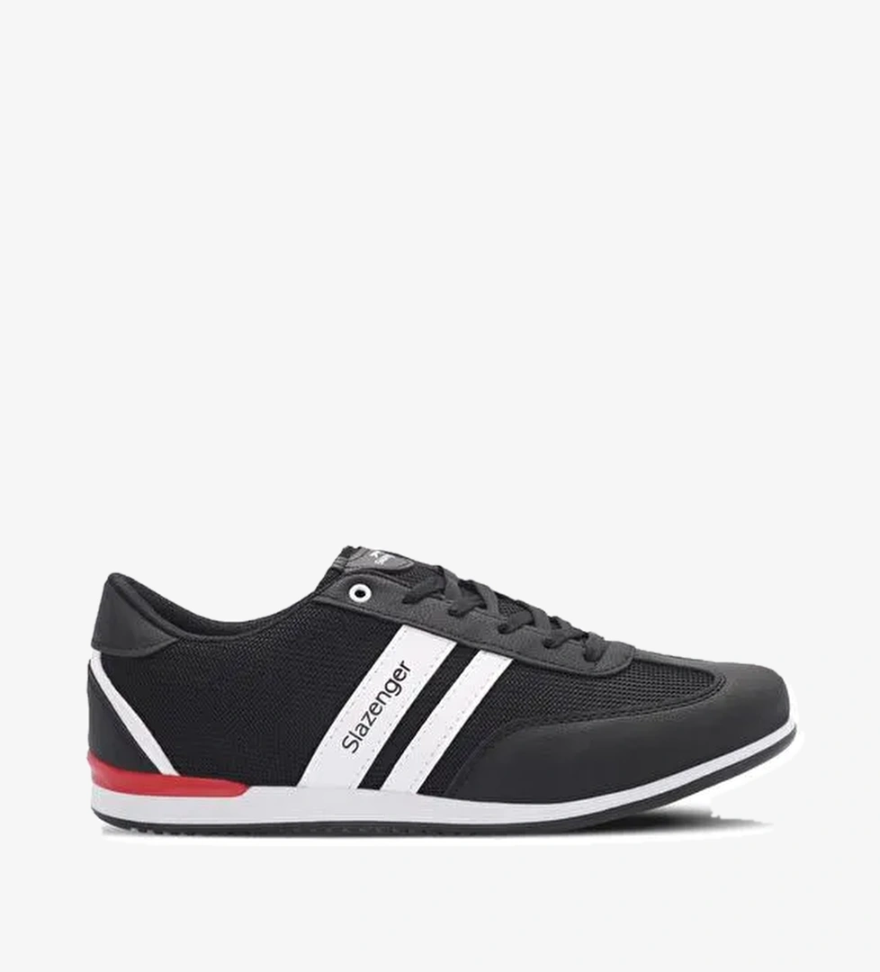 Slazenger ACORD I Erkek Sneaker Ayakkabı Siyah / Beyaz - Görsel 1