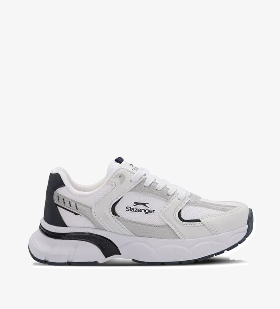 Slazenger ZEX Erkek Sneaker Ayakkabı Beyaz / Lacivert - Görsel 1