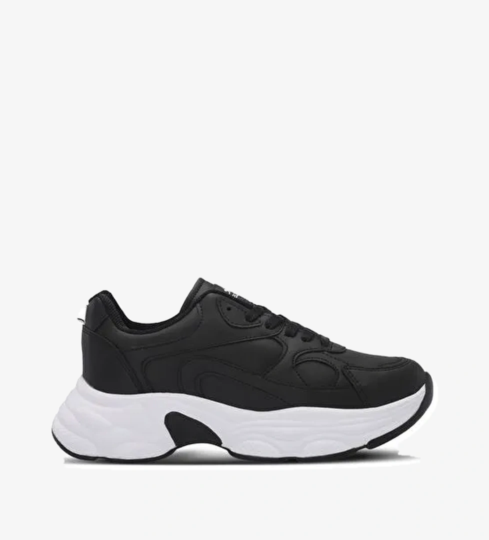 Slazenger ZUSA Kadın Sneaker Ayakkabı Siyah / Beyaz - Görsel 1