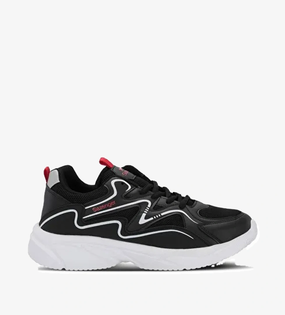 Slazenger MULTI I Erkek Sneaker Ayakkabı Siyah / Beyaz - Görsel 1