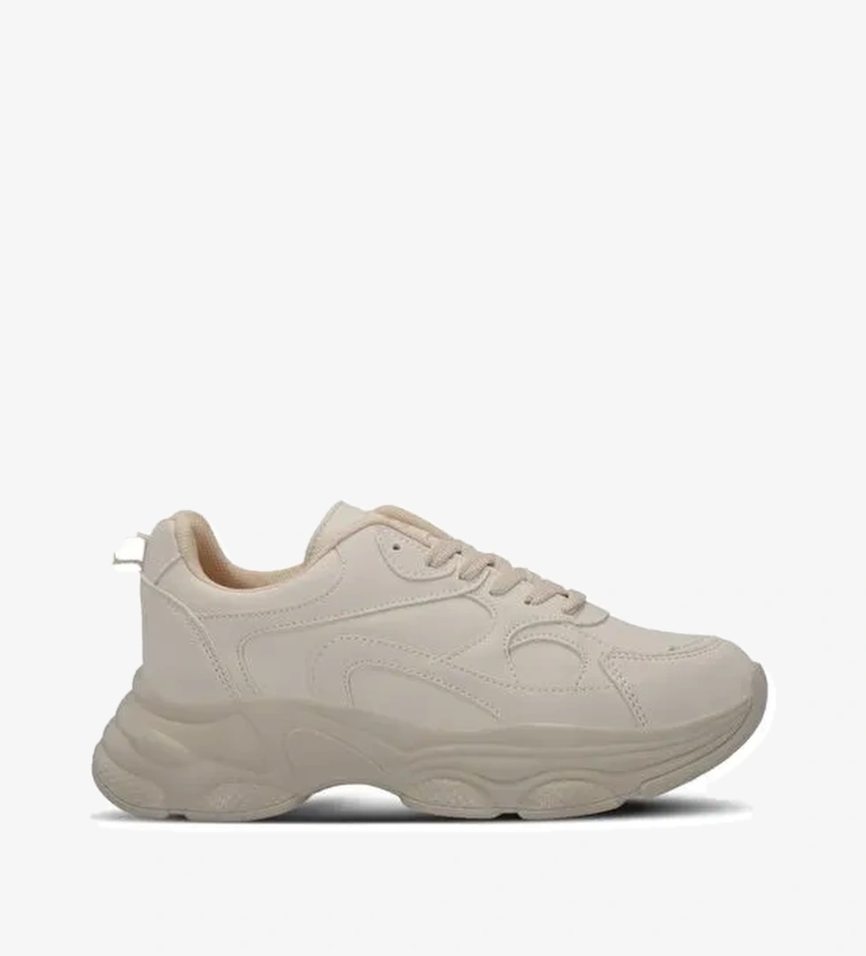 Slazenger ZUSA Kadın Sneaker Ayakkabı Bej - Görsel 1