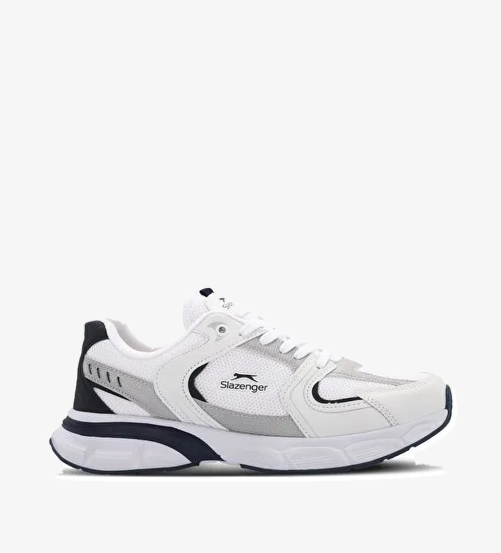 Slazenger ZEX Erkek Sneaker Ayakkabı Beyaz / Lacivert - Görsel 1